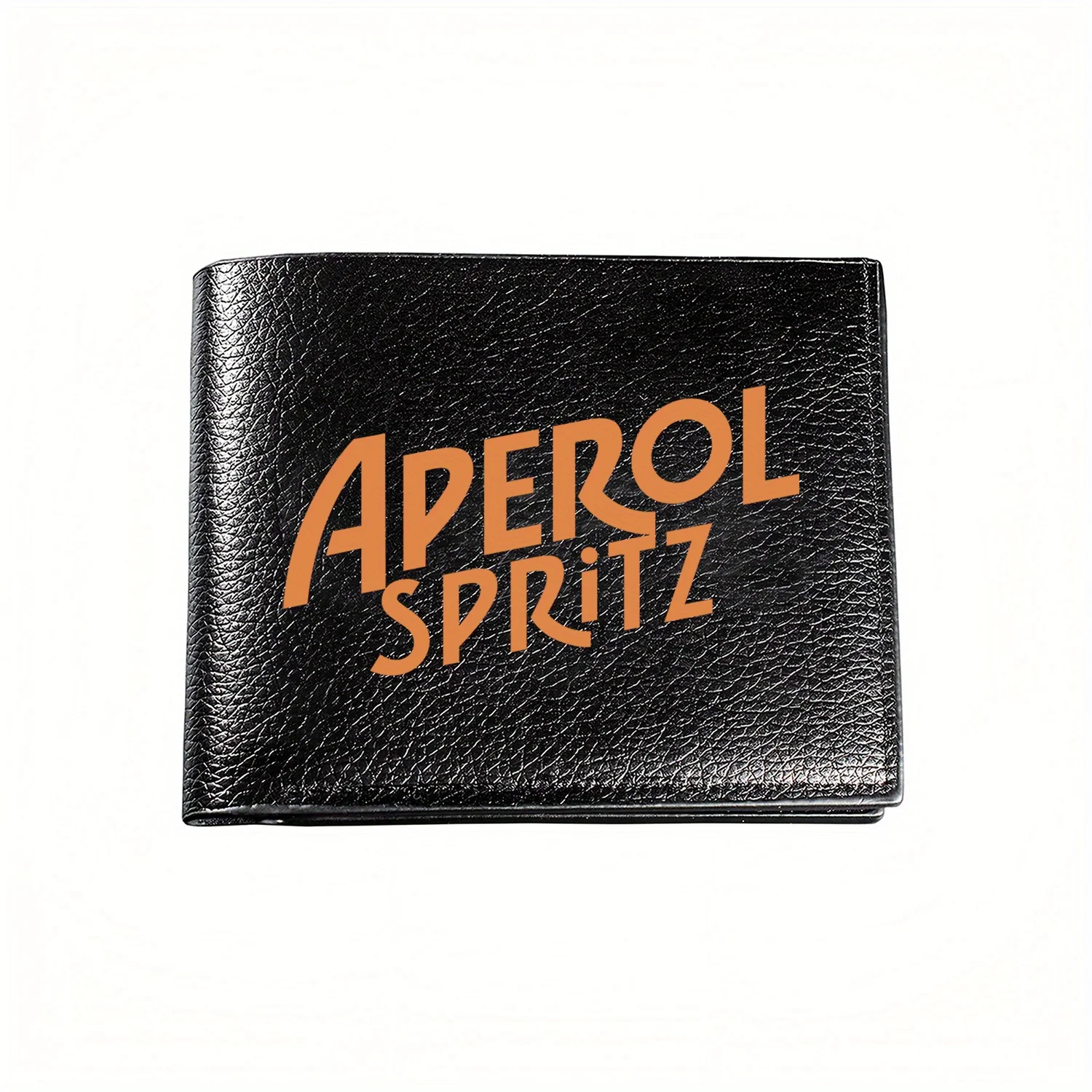 

Кошелек с логотипом Aperol Spritz, деловой мужской повседневный элегантный простой практичный качественный кошелек, стильный графический креативный C
