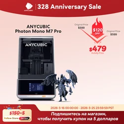 ANYCUBIC Photon Mono M7 Pro 14K Mono MSLA 3D Printer 10.1'' LCD Resin 3D Printer Speed Up to 170mm/h Printing Size 223*126*230mm