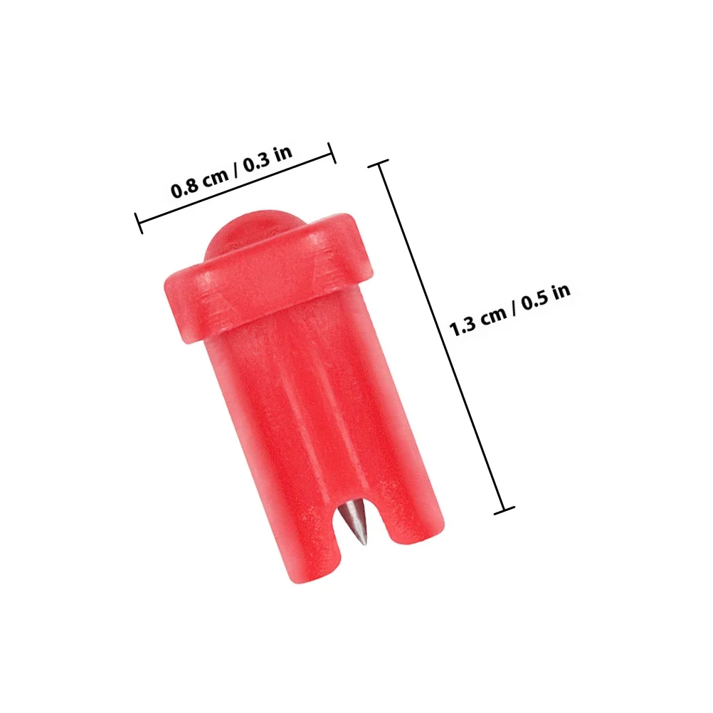 100 قطعة زجاجة رمش دبوس قابلة لإعادة الاستخدام البلاستيك الغراء إبرة غرامة الحرفية لأدوات تمديد رمش مكافحة انسداد فوهة