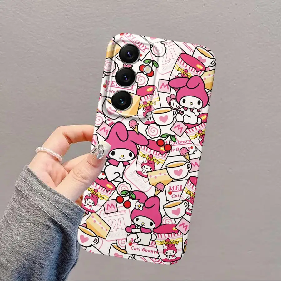 Чехол для Samsung Galaxy S22 Note 20 S21 S25 Ultra S20 S24 Plus S23 FE S24+ S25+ Жесткий чехол для телефона с милым рисунком «Hello Kitty»