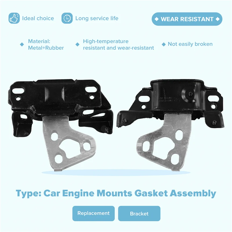 

For Ford Fiesta 2014- 2019 Engine Mount Support Gearbox Rubber Bearings C1BZ-6068-C, C1BY-7M121-AA C1BZ-6068-C C1BY7M121AA-Boom