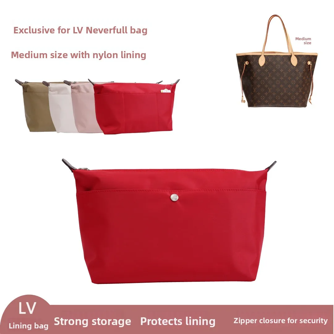 

Morgena Neverfull Medium op Bag Inner Storage Pouch Tote Bag Insertion Supportive Bag Nylon Material Zipper Closure Cas...