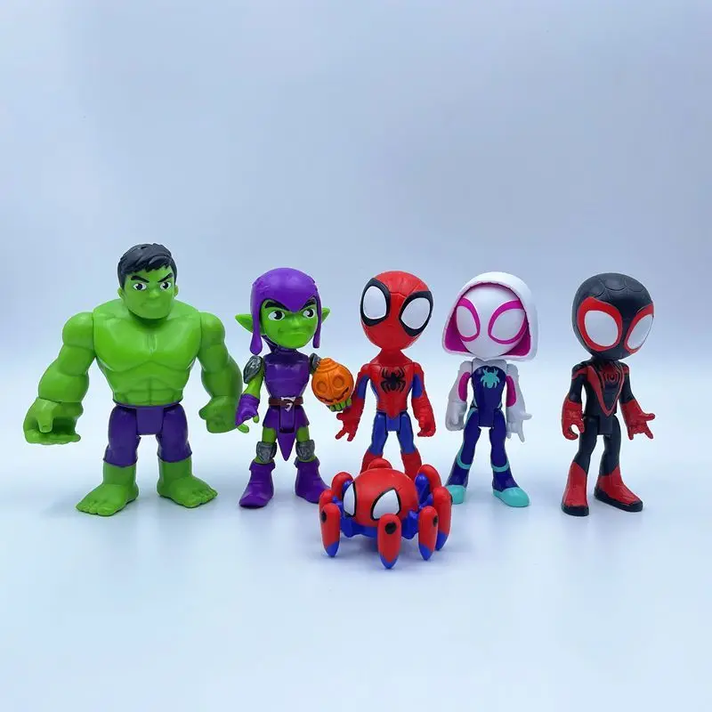 New Heroes Fantastic Edition Spider Man Iron Partner Building Man Toy Pendant Desktop Ornaments Children'S Toys Birthday Gift