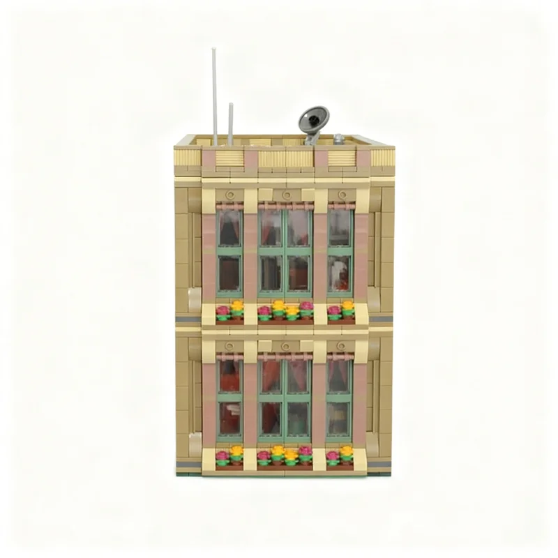 Diy Electronics Store - 2753pcs MOC 모듈형 거리 풍경 모듈형