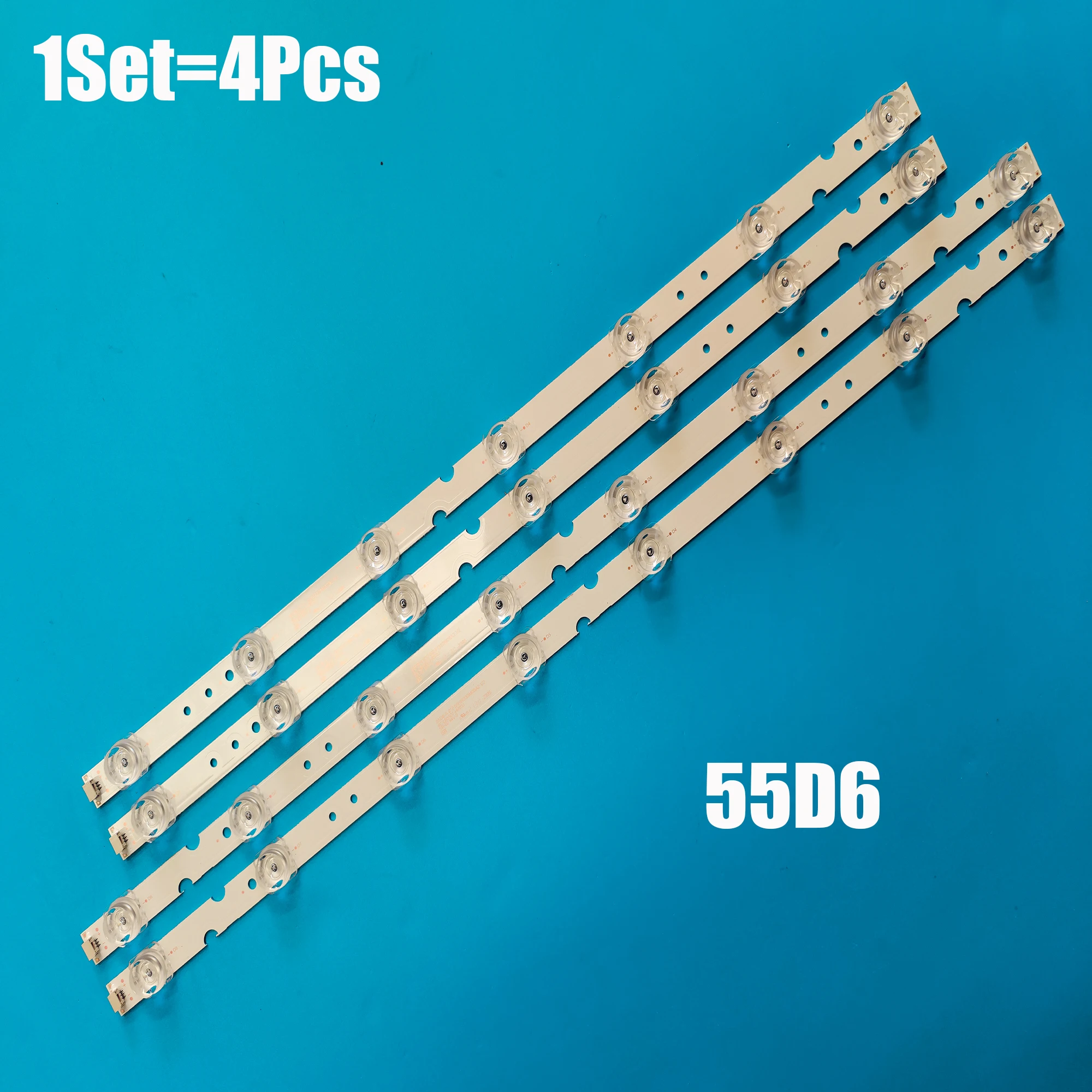 

LED strip For TCL 55''TV 55D6 A B 55HR330M08A2 55HR330M07B2 TCL_55D6_2X8_R_3030_LX20180607_Ver.5 55F6 55L2 4C-LB5508-HR03J PF02J