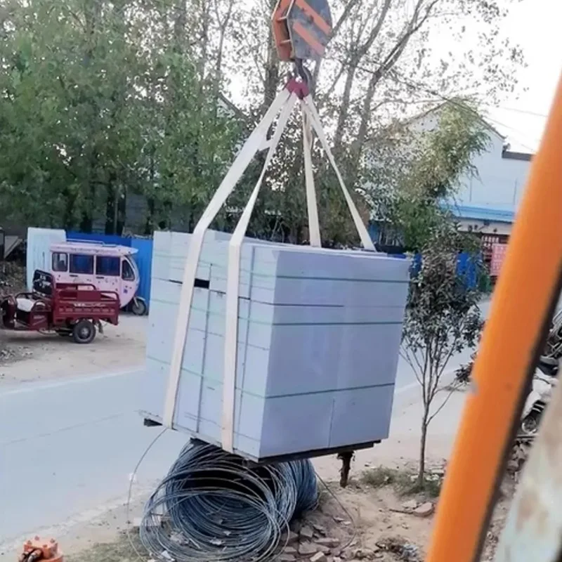 1/2M Crane Webbing Sling Industrial Lifting Strap Wear-Resistant Polypropylene Trailer Lifting Rope Enclosed Four-layer Braid