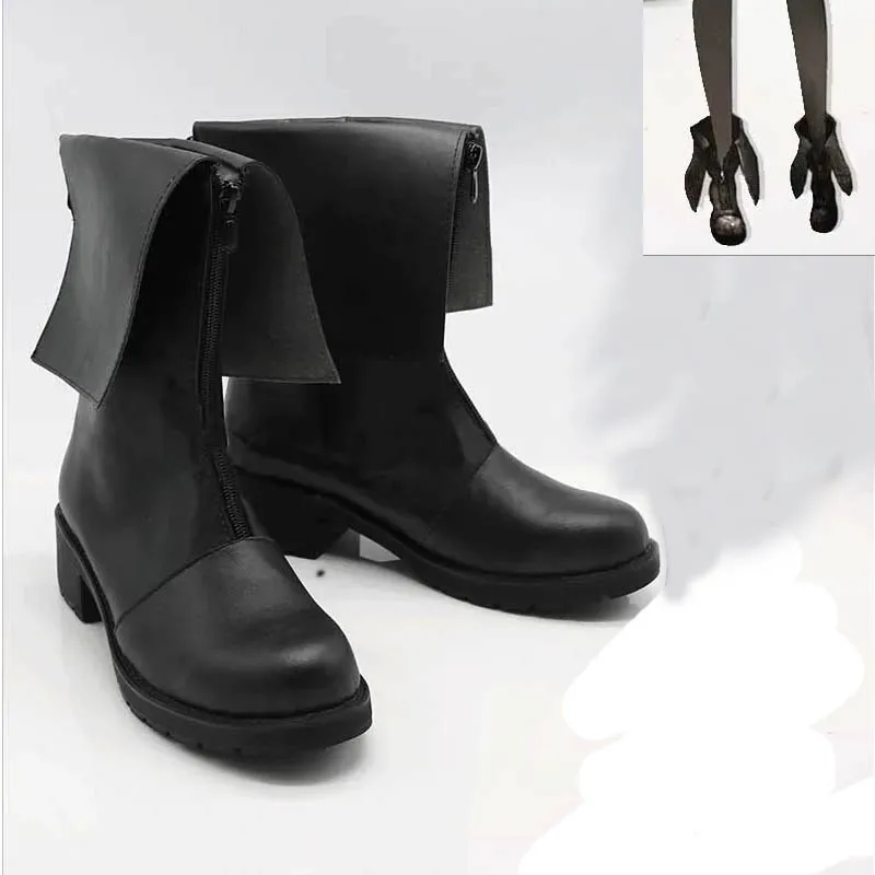 Anime Steins Makise Kurisu Cosplay Boots Party  Shoes Custom Made MAN WOMEN 35-50 size