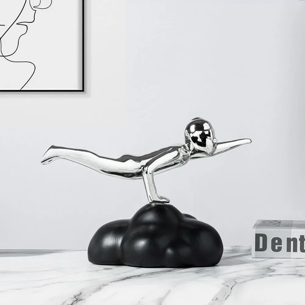 

Мультяшные фигурки пилотов из смолы: уникальные украшения для дома, настольные декорации и идеи подарков, аксессуары для гостиной