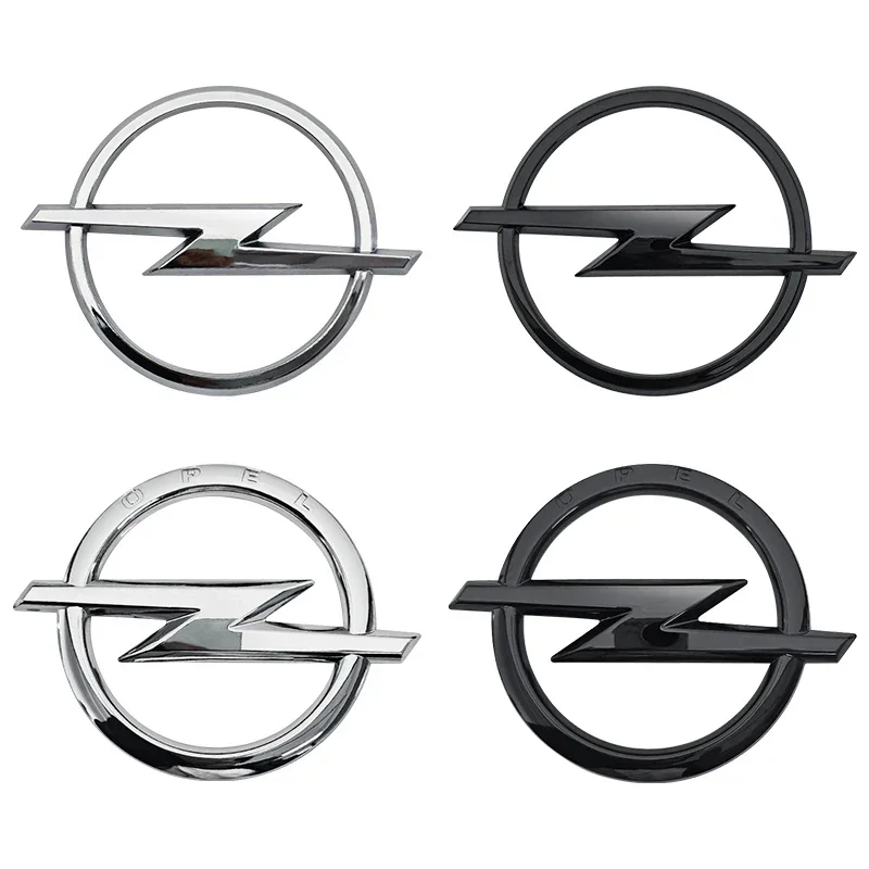 83mm 91mm 118mm 120mm 128mm 145mm 155mm Car Front Grille Emblem Rear Trunk Badge Sticker For Opel Astra Insignia Corsa Zafira