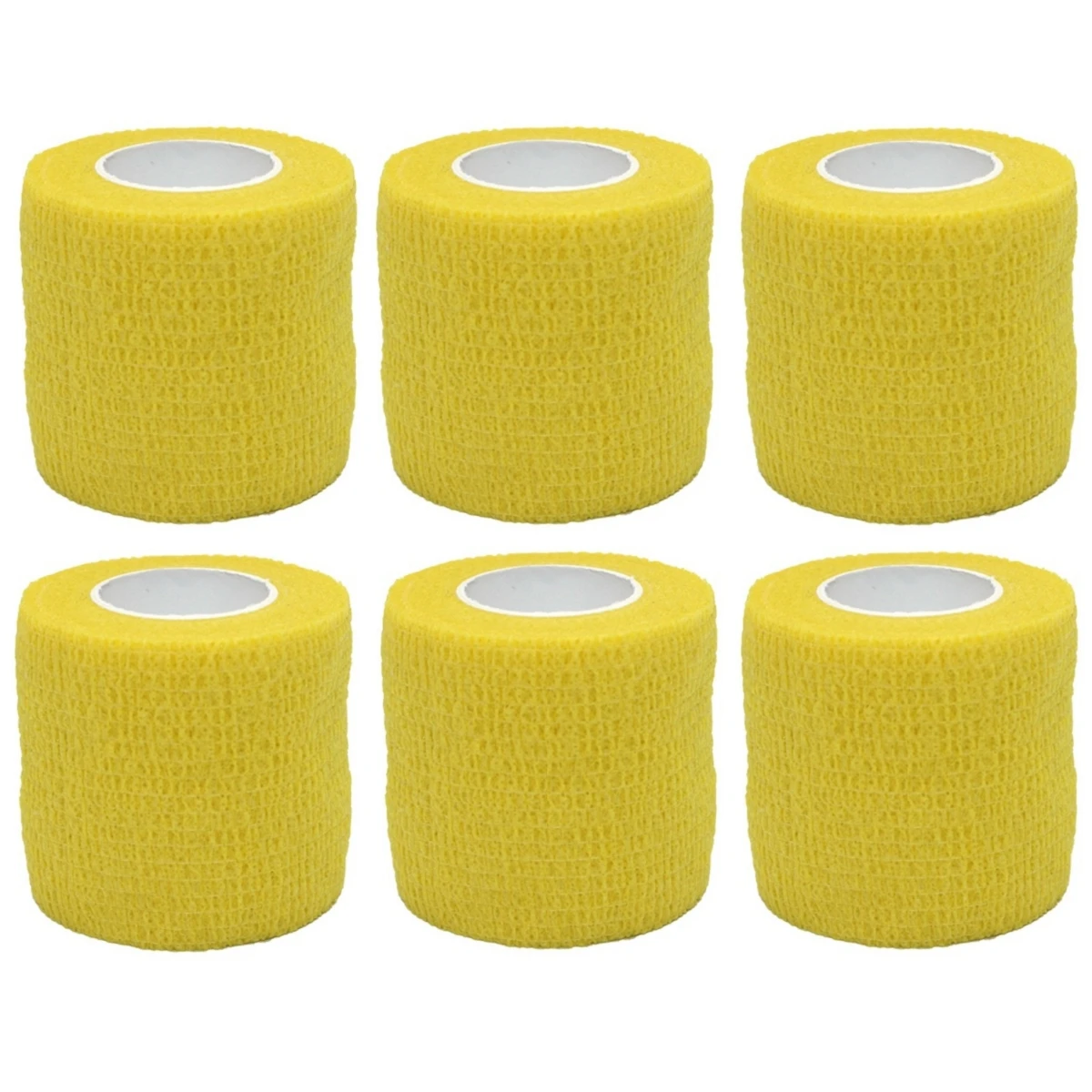 6/12PCS Gaze Verband Selbst-klebe Atmungsaktive Elastische Bandagen für Nagel Tattoo Kunst Sport Befestigung Finger Handgelenk bein