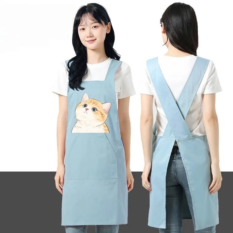 Fresh Kitchen Oil Prevention Apron For Cat Dog Grooming Waterproof Non Sticky Fur Work Clothes Pet Hairdressing Barber Shop Robe