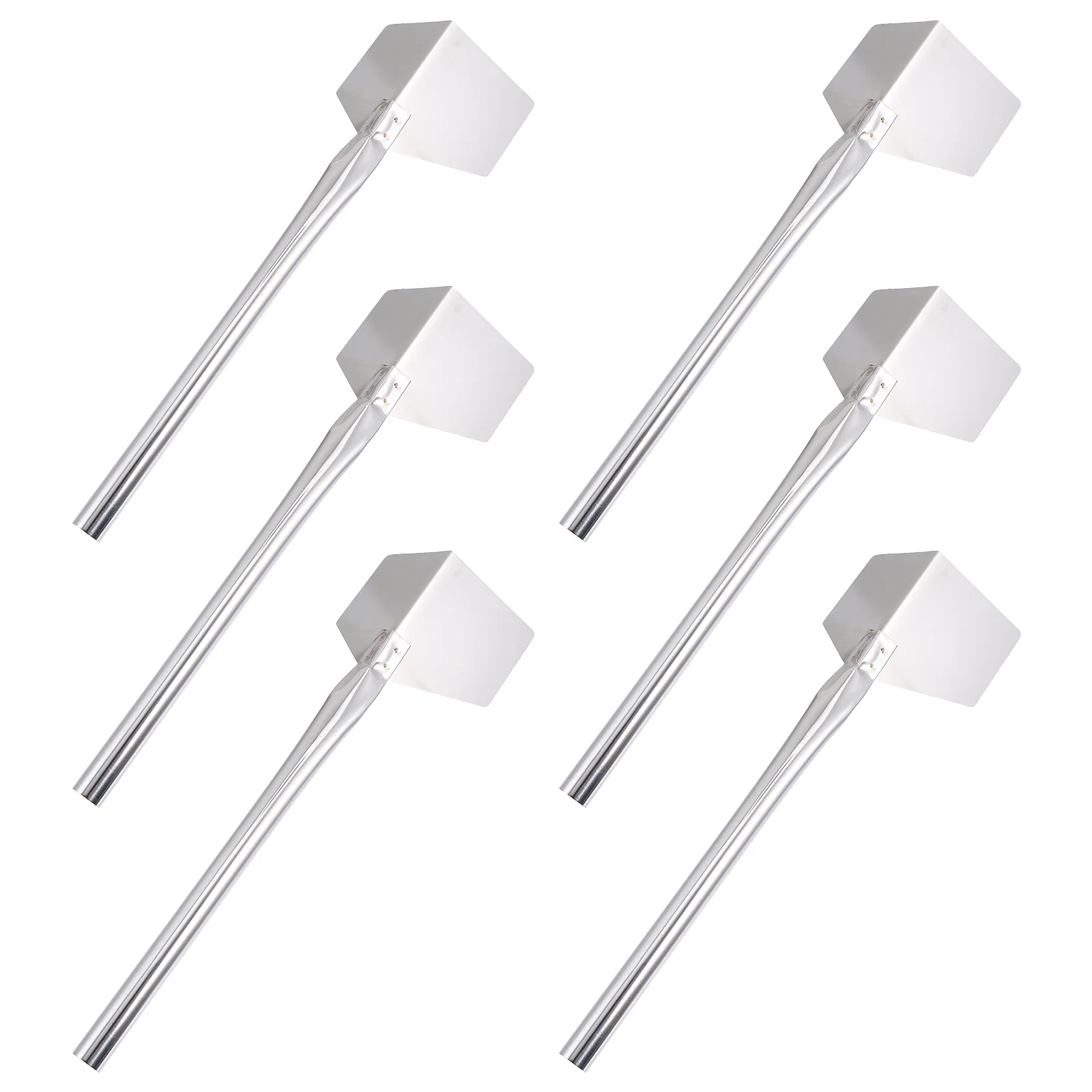 6 Pcs Yin Yang Corner Tool Puttying Decorative Trowel Stainless Concrete Spatula Plaster Steel