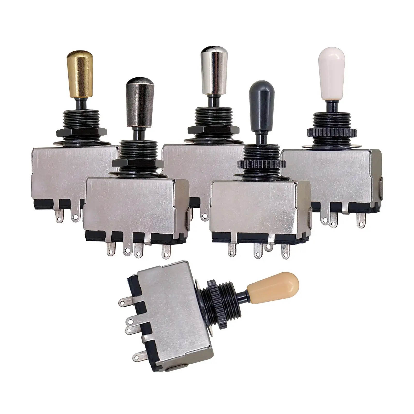 Musical Instrument Replacement Parts 3 Way Pickup Selector Rocker Switch Copper for Les Paul LP Guitar