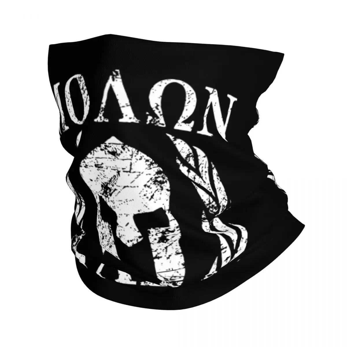 Spartan Molon Labea Bandana Neck Cover Printed Balaclavas Wrap Scarf Multifunctional Headband Riding for Men Women Adult Winter