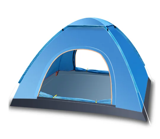 Outdoor camping thick rainproof mosquito proof sun protection 4 seasons automatic double layer 1-4 persons 4-side tent