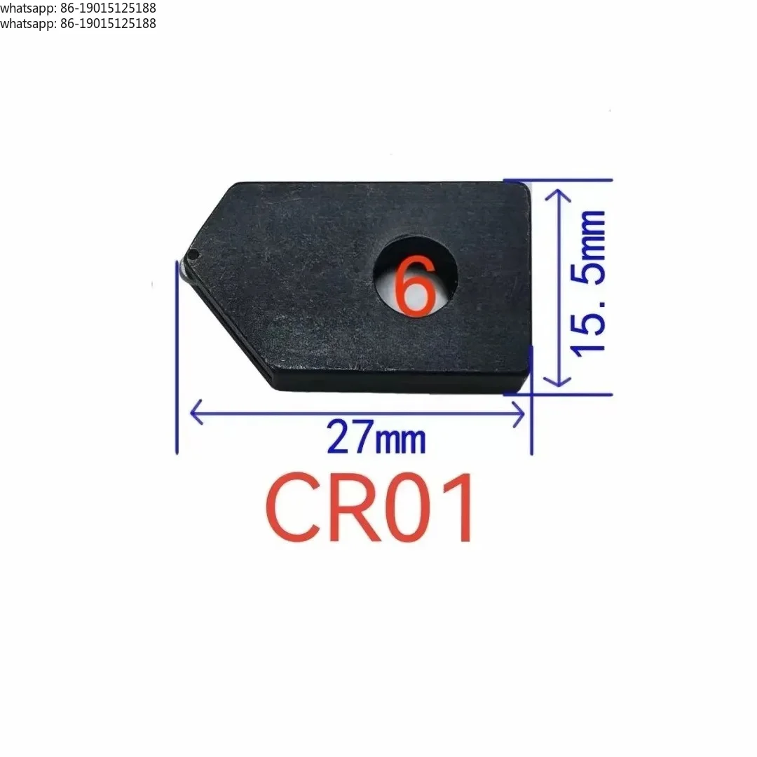 Special cutter head roller for glass tube cutting, perforated triangle wheel lamp for work