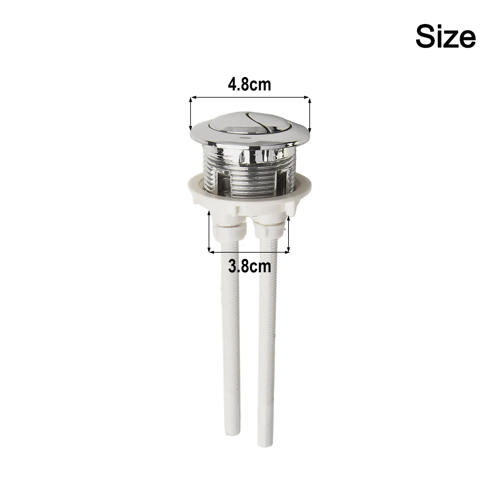 38mm Toilet Flush Button Water Saving ABS Bathroom Accessories For Cistern Replacement Toilet Water Tank Practical High Quality