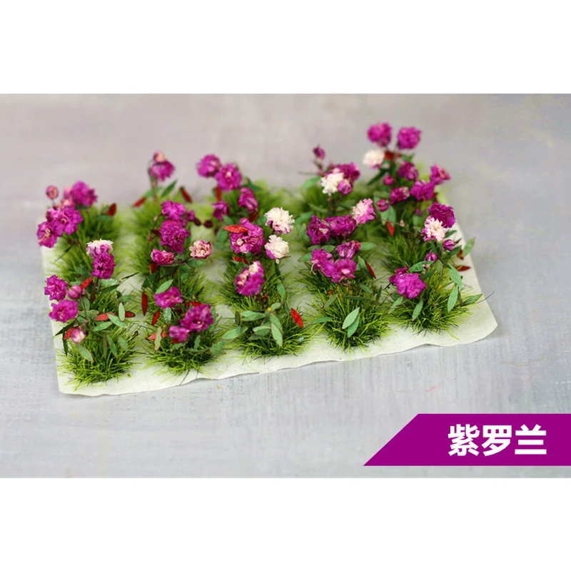 Sand Table Model Simulation Flowers Series Model Flowers and Grass Sand Table Scene Production Diy Handmade Materials  Diy Toys