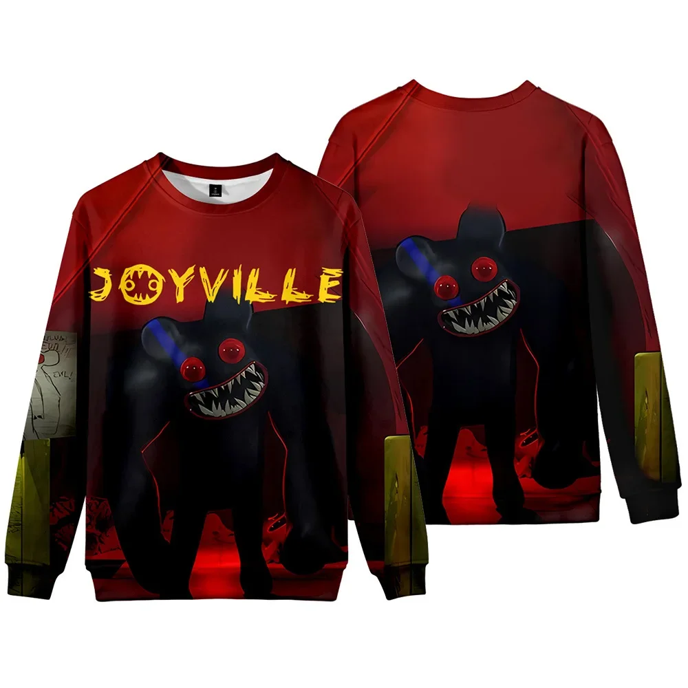 Kids boy Joyville Game Hoodie Anime Character Print Cosplay Sweatshirt Wooly Bully Youth men Hoodie Pullover