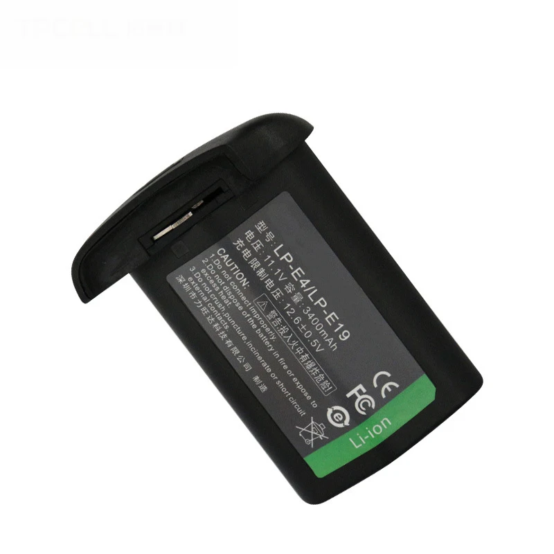 3400mAH/2700mAH LP-E19/LP-E4N Charger camera battery for canon EOSR3 1DX Mark II 1DX2 1DX3 Full Decoding Fit Original Charger