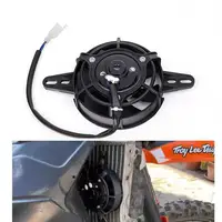 Ventilador de radiador Universal para motocicleta Dirt Bike ATV, ventilador de refrigeración de 12V adecuado para motocicletas 250 300 350 400 450 500CC ENDURO MX