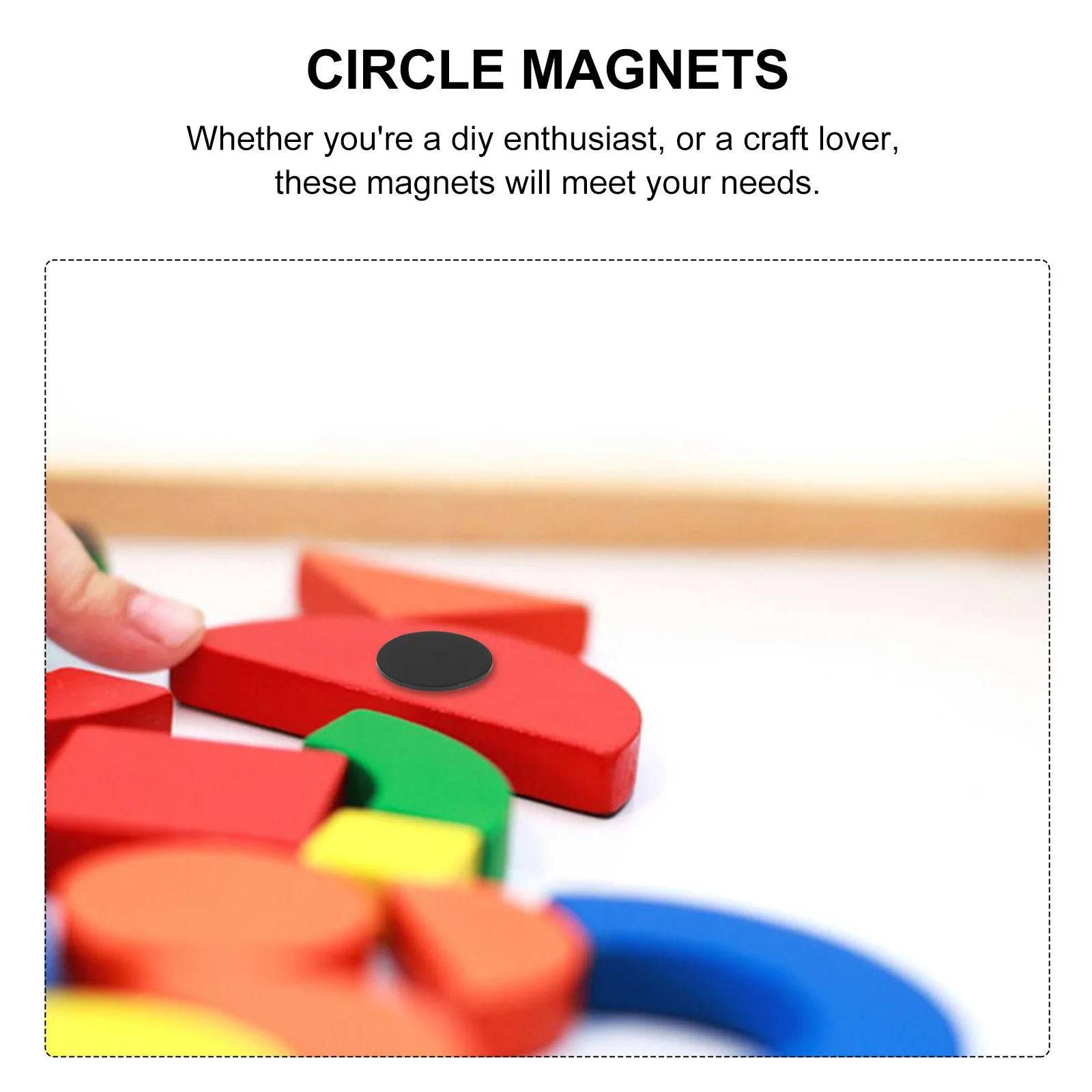 

45pcs Round Magnets 0 71 Inch 0 12 Inch H Adhesive Backing for Crafts Whiteboard Fridge Storage Magnetic Dots