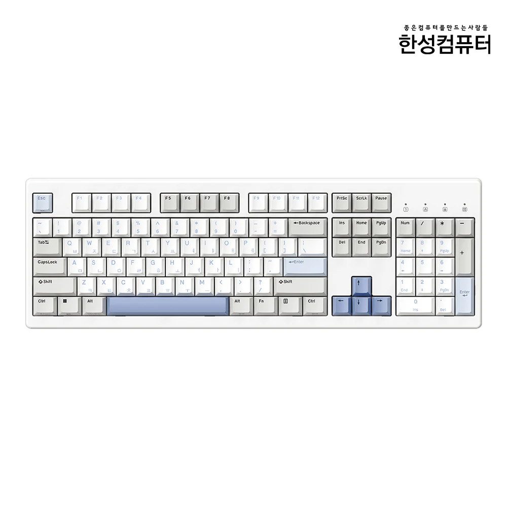 لوحة مفاتيح ألعاب Hansung Computer Tfg Magnetox Xf Dual 8K ذات محور مغناطيسي Milksoda #1