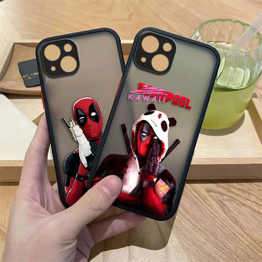 

Marvel Villain Deadpool Matte Phone Case For VIVO Y02S Y03 Y04 Y15S Y19S Y20 Y21 Y22S Y29 Y35 Y36 Y39 Y50 Y51 Y72 Y78 Y100 Case