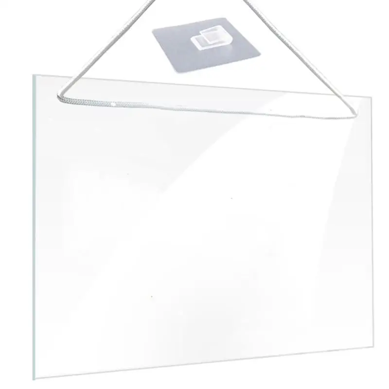 Memo Writing Board Acrylic Memo Board Hanging Writing Board Office Memo Board Clear Dry Erase Board Multi-function