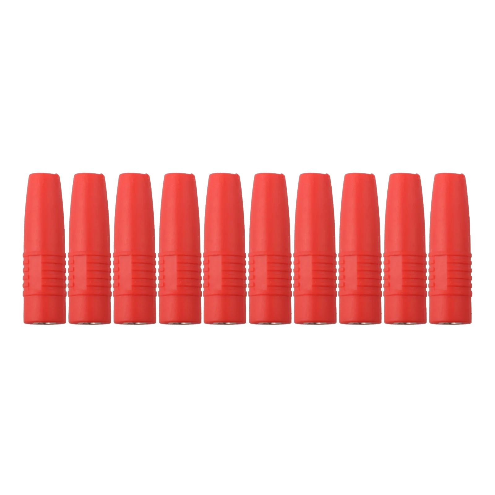 10 Pieces 4mm Insulated Female Banana Connectors for Speaker Wire Applications in DIY Lab and Industrial Projects