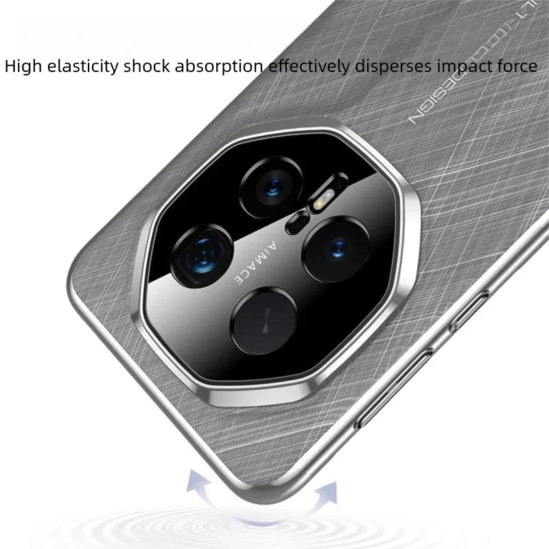 حافظة جلدية نباتية متميزة باللون الذهبي والفضي لهاتف Honor Magic 7 8 Pro غطاء مطلي بالكهرباء مع واقي انقطاع عدسة الكاميرا #6