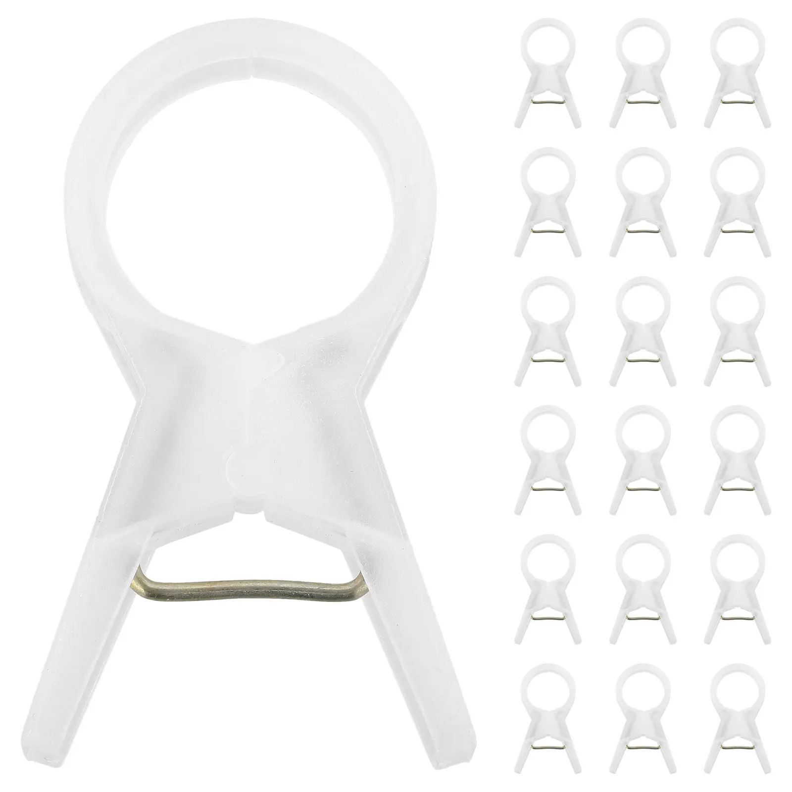 100 قطعة من مشابك دعم النباتات على شكل زهرة كرمة لتسلق الدفيئة والطماطم مشبك بلاستيكي لتعليق شبكة الحديقة #6