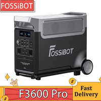 FOSSiBOT F3600 Pro Portable Power Station, 2 Battery Pack Expandable Capacity, 3840Wh LiFePO4 Battery, 3600W High AC Output