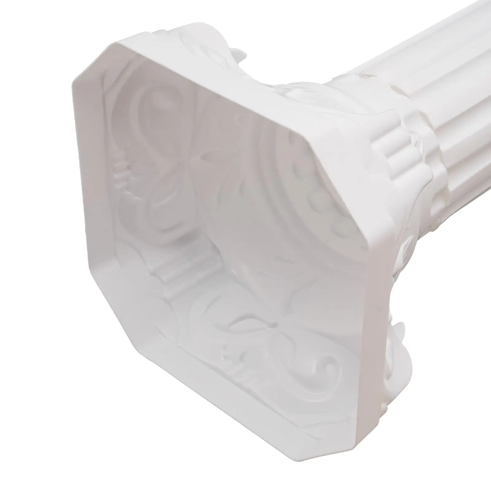 طقم أعمدة عمود رومانية لحفلات الزفاف من Loyalheartdy 2 ндeki طقم أعمدة رومانية أنيقة بيضاء حامل أعمدة رومانية بلاستيكية ديكور زفاف Pa