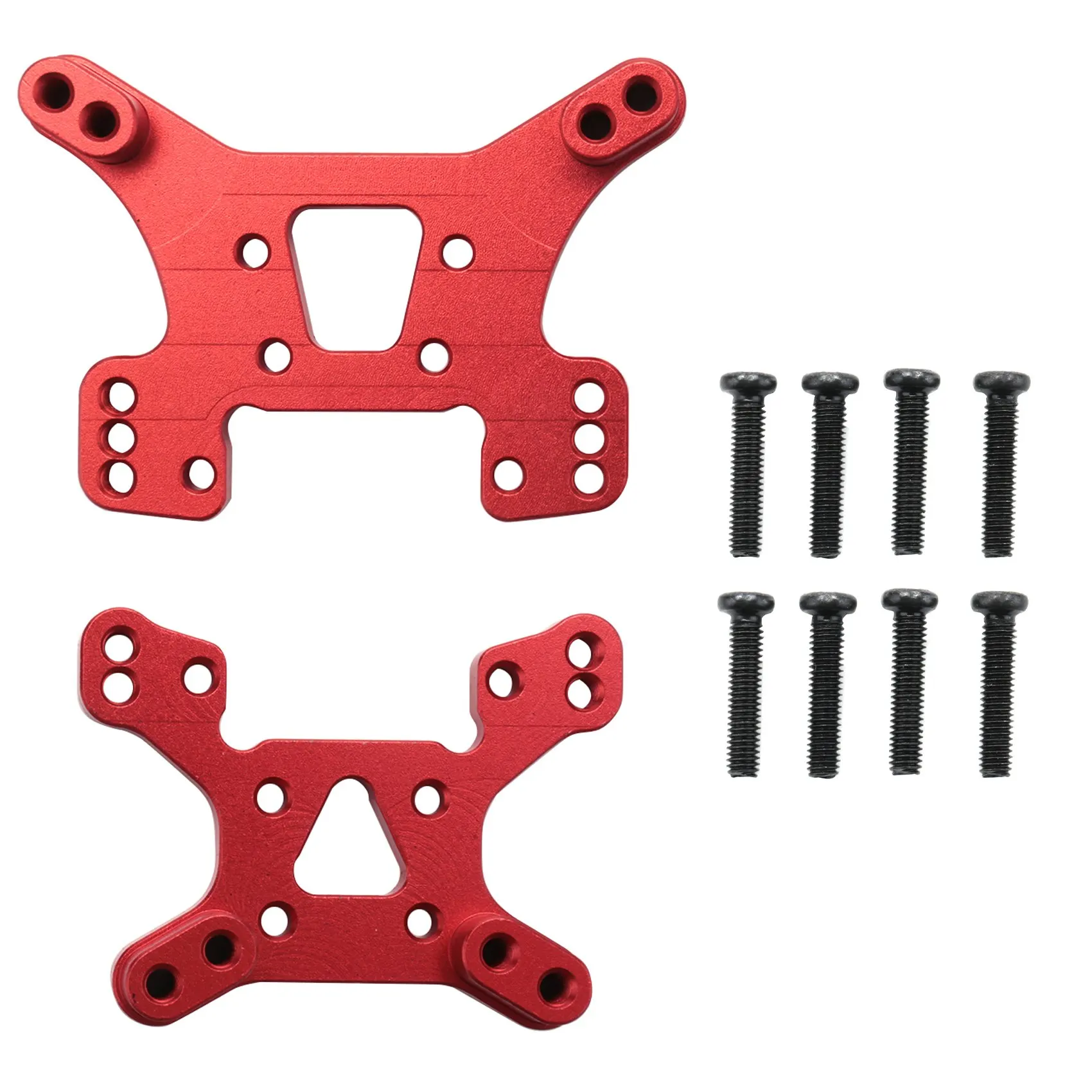 

144001 Part Front and Rear Shock Tower Board Set Replacement Accessories Parts for 144001 1/14 4WD RC Car,Red