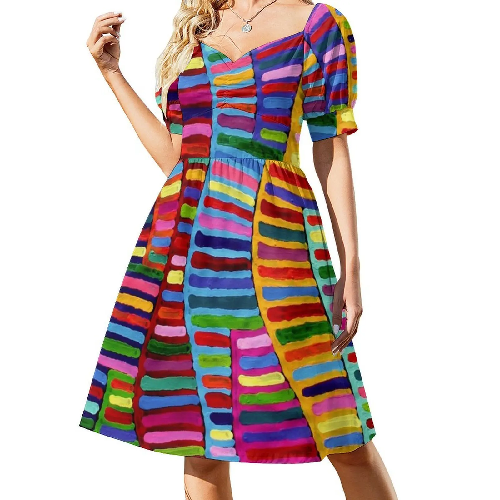 Robe de soirée pour femmes, Art aborigène australien, Streetwear, imprimé tendance, vêtements de Club pour femmes, Art aborigène