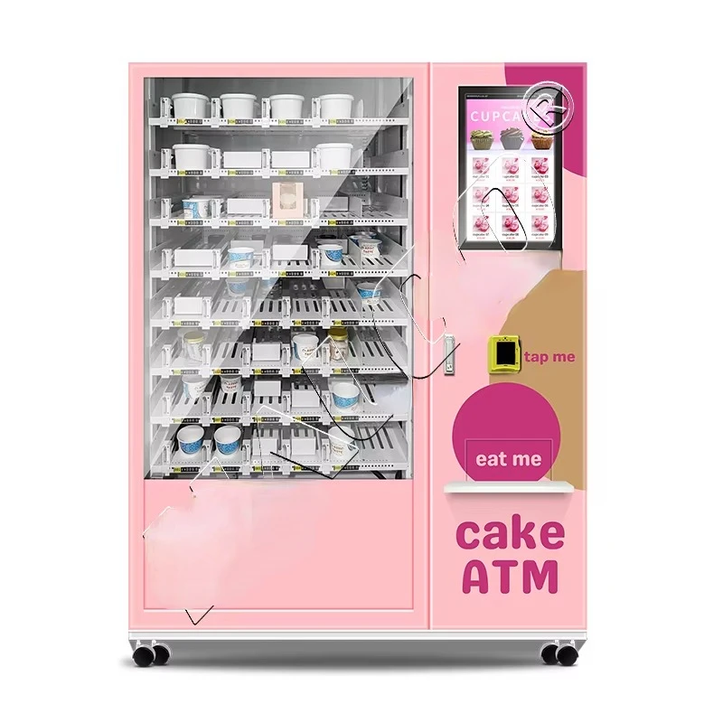 Refrigerated Cake Vending Machine Food Cupcake Vending Machine For Sale Cake Vending Machine With Elevator