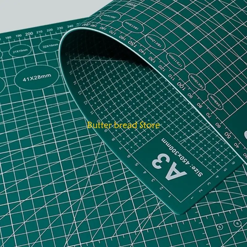 W89C Foldable Cutting Mat PVC Materials Cutting Board Selves Healings Surfaces