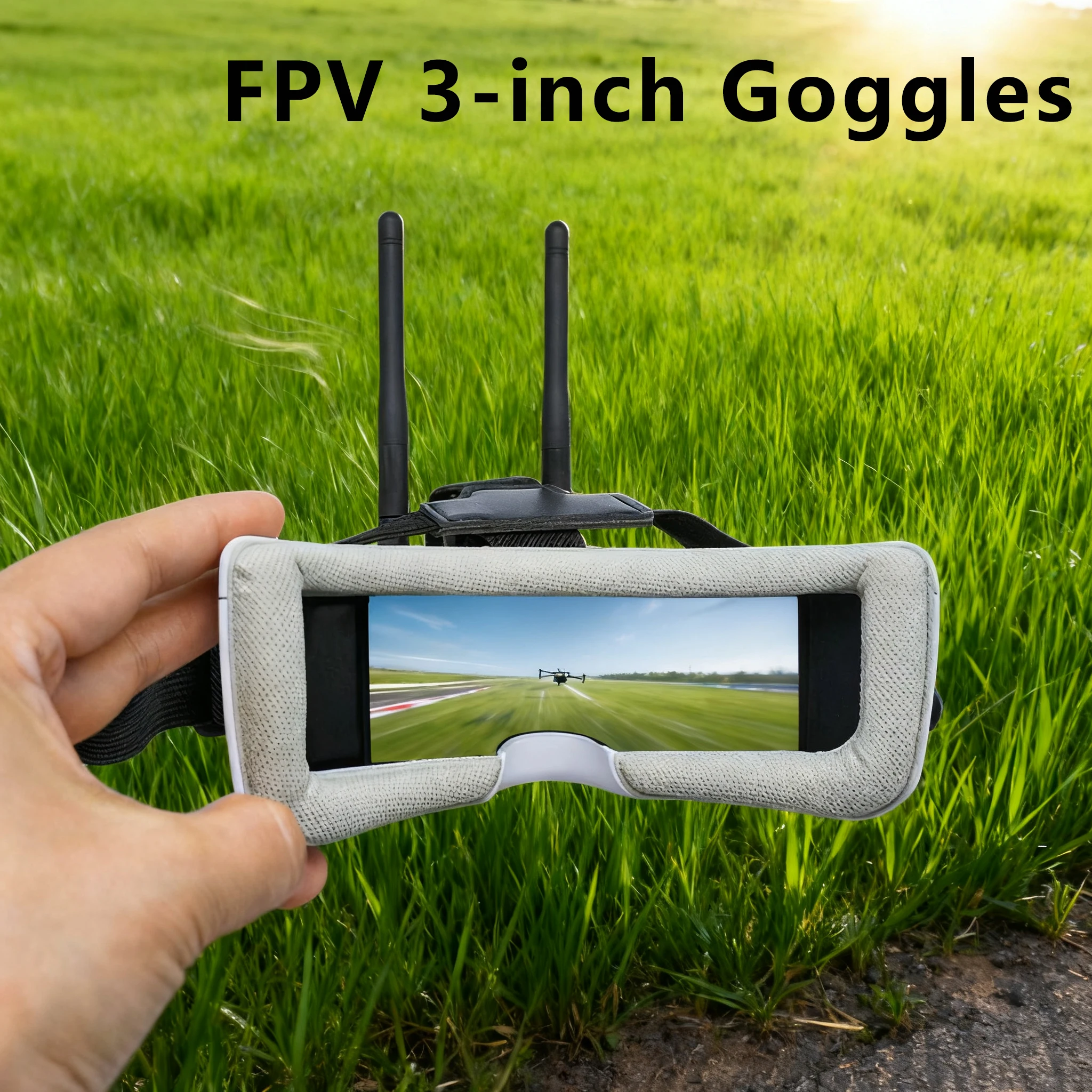 SLONWAKE 5,8G Новое обновление 3-дюймовые VR-очки 480*272 пикселей Рабочее время 2-3 часа FPV-очки Низкая задержка Двойная антенна