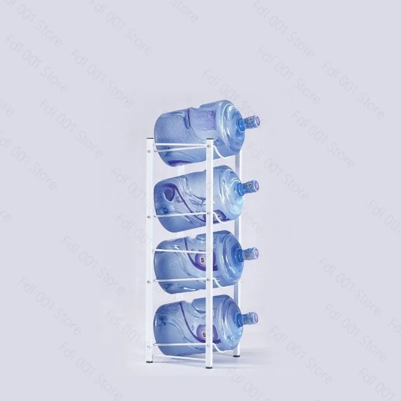 4‑Tier Water Bottle Storage Rack European Style Floor Standing Organizer for Home Office Living Room