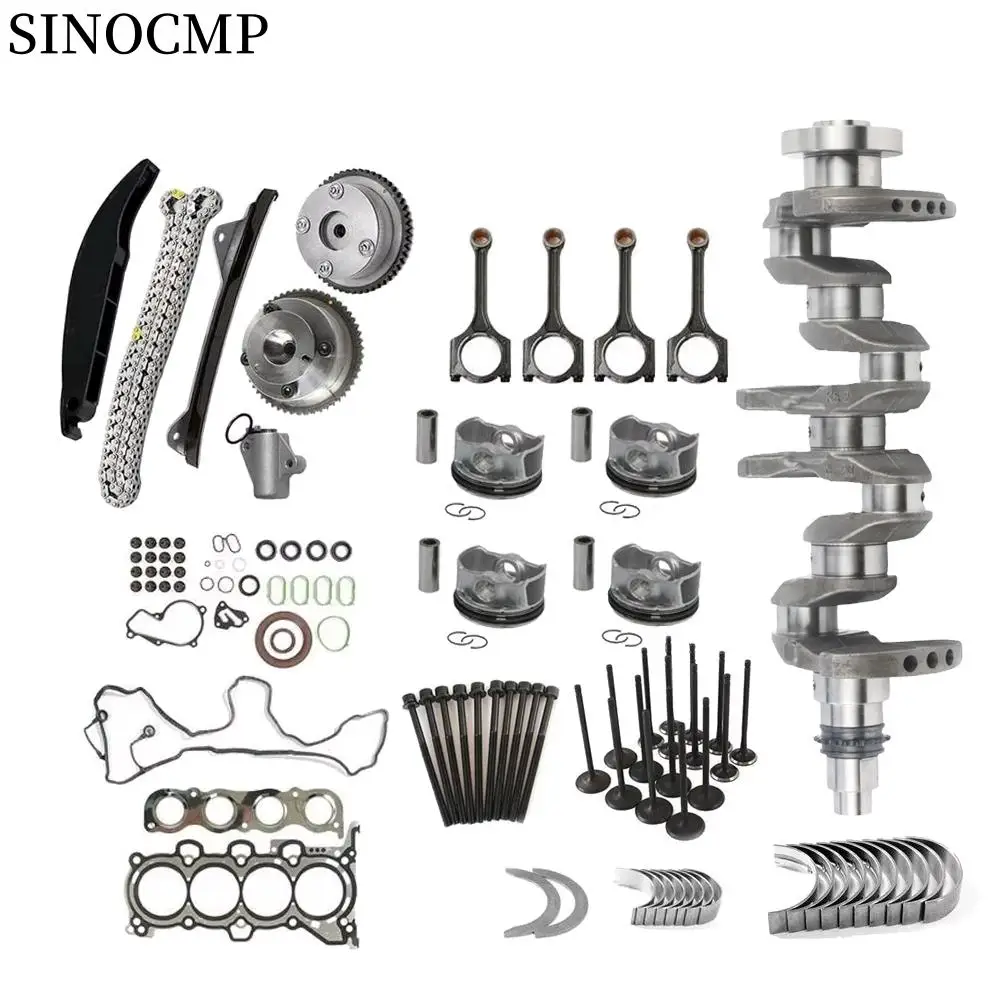 

G4NA 22321-2E000 23510-2E001 243212E010 Engine Overhaul Rebuild Kit 20910-2EA00 623V6-2EH00 for Hyundai Elantra Tucson Kia 2.0L