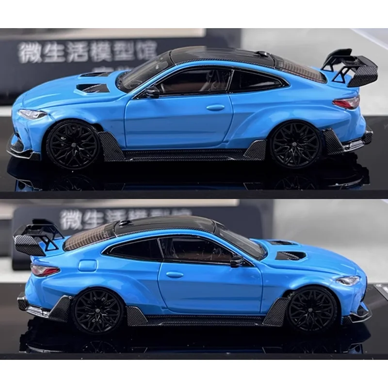 SW 1/64 BMW G82 M4 ADRO BODY KIT ของเล่นโลหะผสมมอเตอร์รถโลหะ Diecast รุ่น