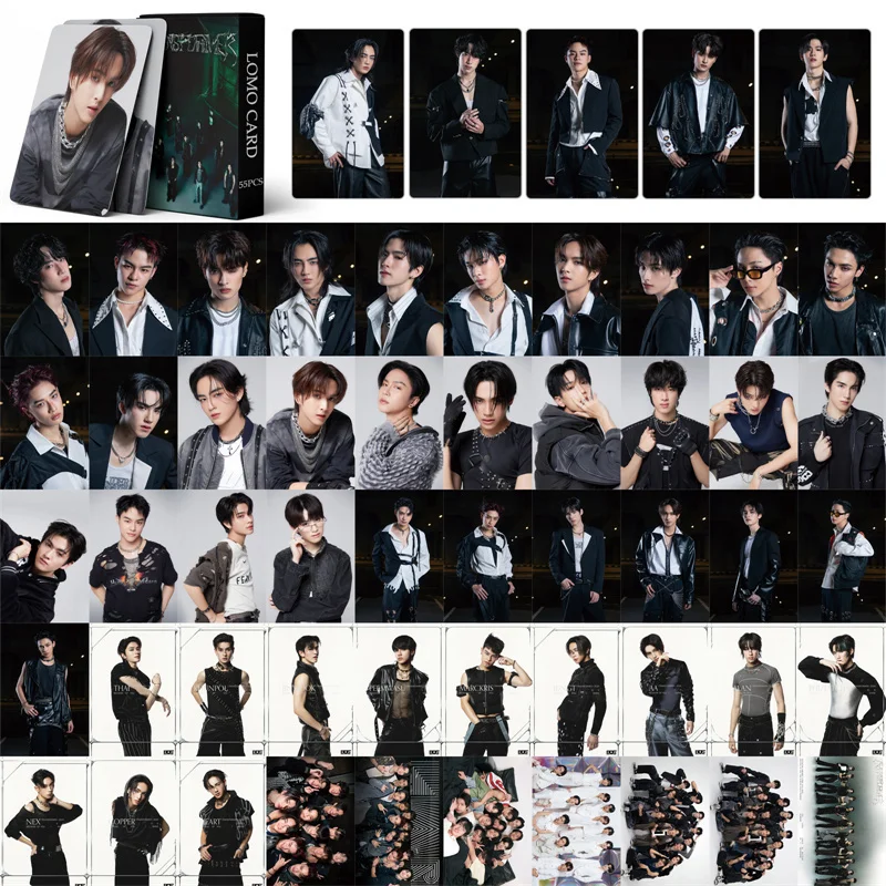 55pcs/set BUS New Album LOMO Card Because Of You I Shine Man Group TRANSFORMER Postcard Photo Card Collector Card Gift