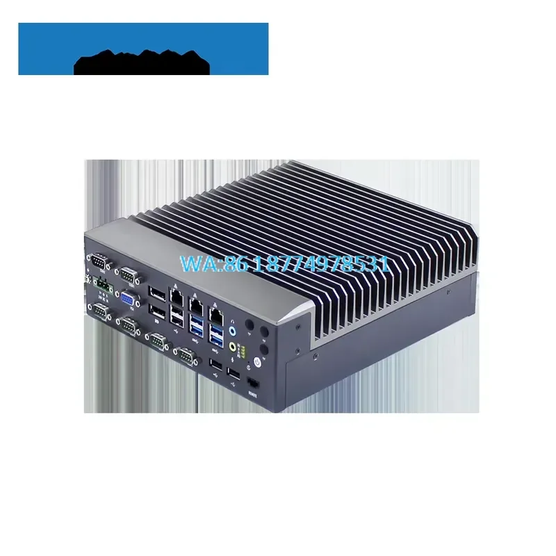 Wmwmnu Industrial Embedded Computer for I5-9400 Fanless 2DP 1VGA CE Certified Multi RS232 RS485 Ports 8GB 16GB Memory