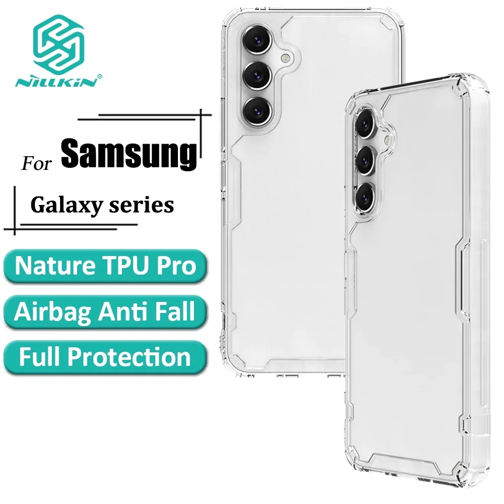 Чехол Nillkin Nature Pro из ТПУ для Samsung Galaxy S23 S24 S25 S26 Plus Ultra A56 A55 A57 5G, противоударная задняя крышка