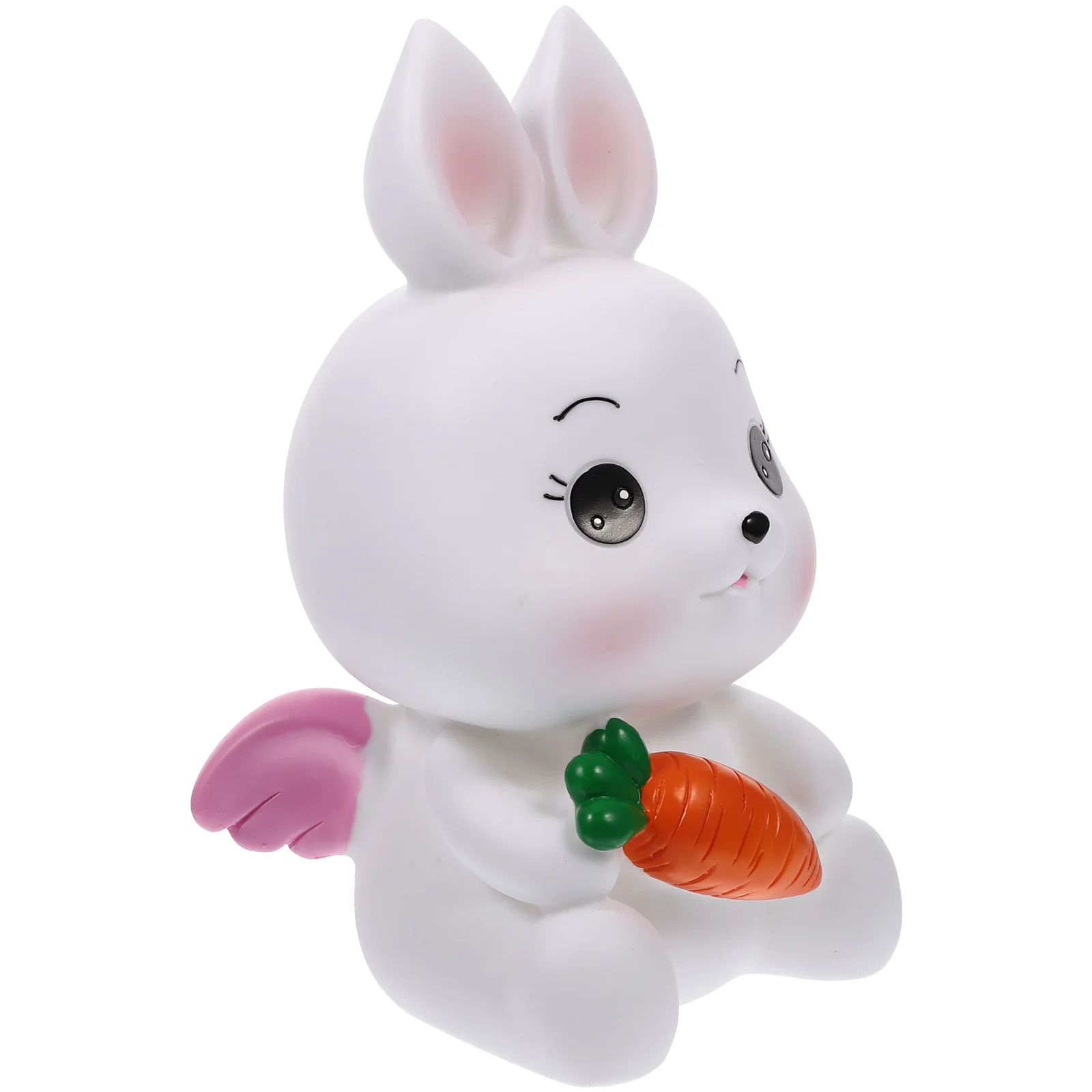 Lovely Bunny Piggy Bank for Girls Kids Coin Bank Money Saving Pot Decorative Rabbit Statue for Room Money Jar Kids Coin Jar