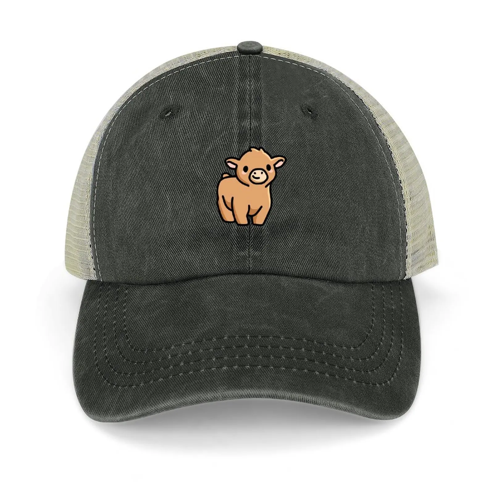

Brown Cow Baseball Cap Male hat Anime Golf Wear Women's Golf Wear Men's