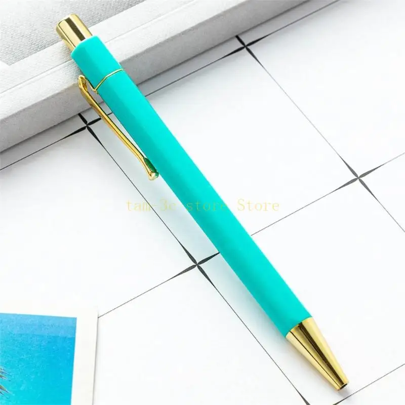 6x قلم حبر جاف قابل للسحب قلم زيتي قلم كتابة قلم أعمال للمكتب والمدرسة D0UA