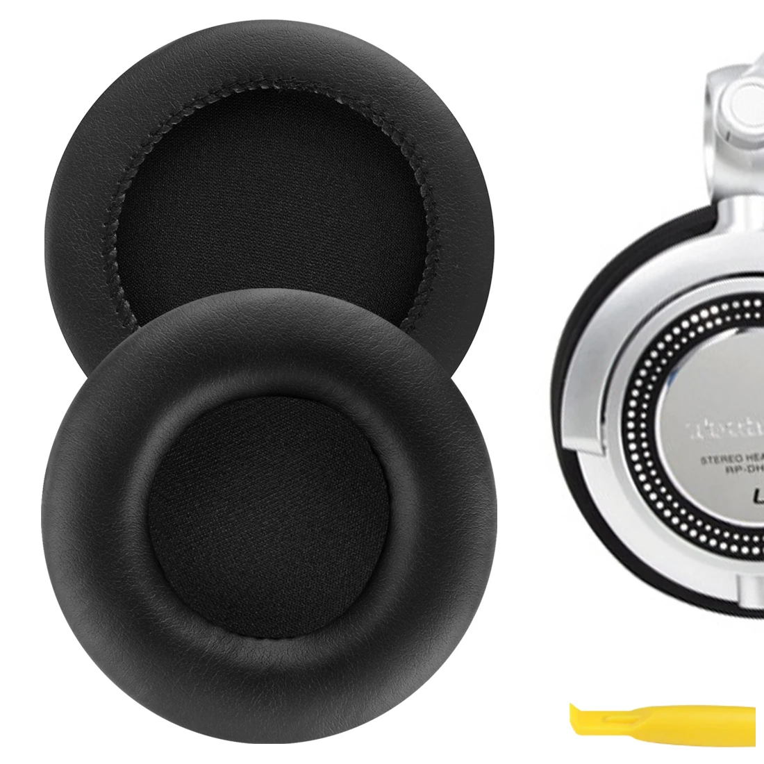 Geekria QuickFit Replacement Ear Pads for Panasonic TECHNICS RP-DH1200 DJ, RP-DH1210, RP-DH1250-S DJ Headphones