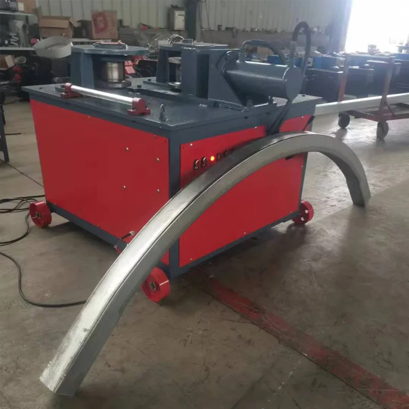 HCY Large circular arc bending machine for rectangular tube, hydraulic cold arc bending machine, channel angle iron winding mach